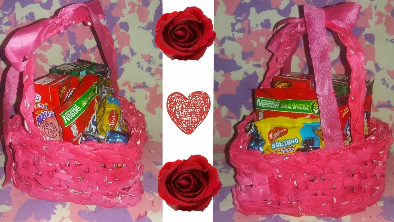 DIY Dia das Mães | Mini Cesta de café da manhã muito fofa | Sarah Angelica