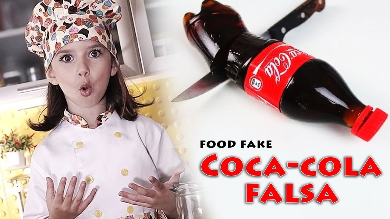 Coca Cola Falsa (DIY, Como Fazer, Gelatina) da Sarinha