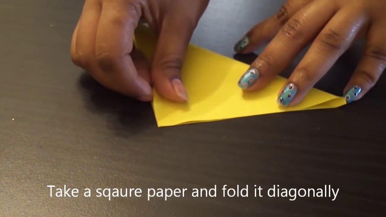 Como fazer uma flor para o dia das maes (origami)