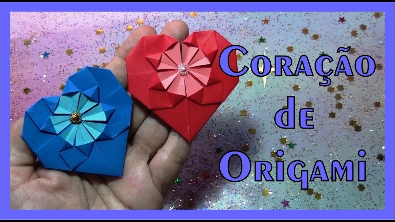 CORAÇÃO DE ORIGAMI - ORIGAMI HEART 2017