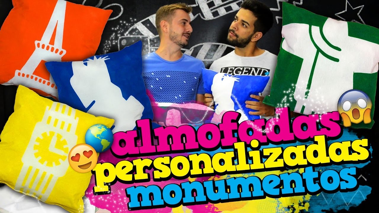 DIY Almofada Personalizada "Lugares do Mundo"  ????