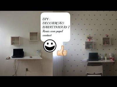 DIY BARATINHO: DECORAÇÃO DE PAREDE COM 7 REAIS!