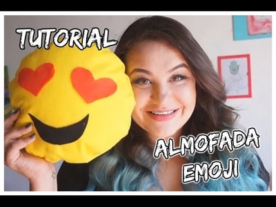 DIY: Como fazer almofada de Emoji, Emoticon (FÁCIL E RAPIDO) | Meninice Aguda