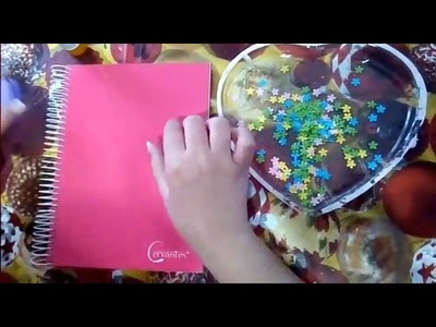 DIY customização de cadernos