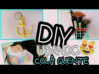 Diy usando cola quente VEDA10| Handressa Neves