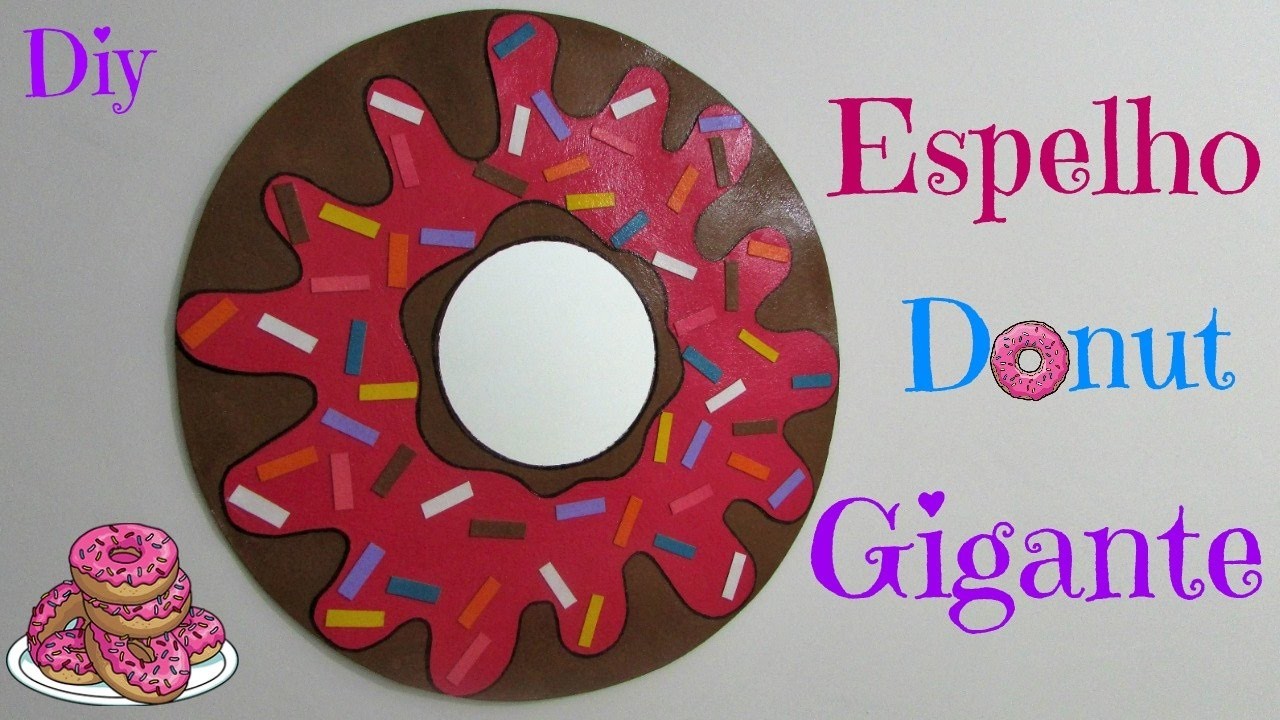 Espelho Donut gigante | DIY