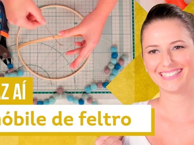 Móbile de Bolinhas de Feltro - DIY com Karla Amadori - CASA DE VERDADE