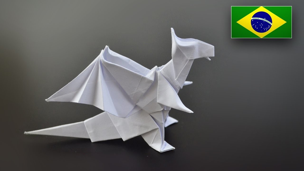 Origami: Dragão (Jo Nakashima) - Instruções em Português BR