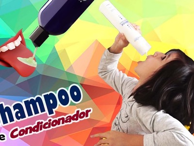 Shampoo e Condicionador Comestivel  (DIY, Como Fazer) com Sarinha