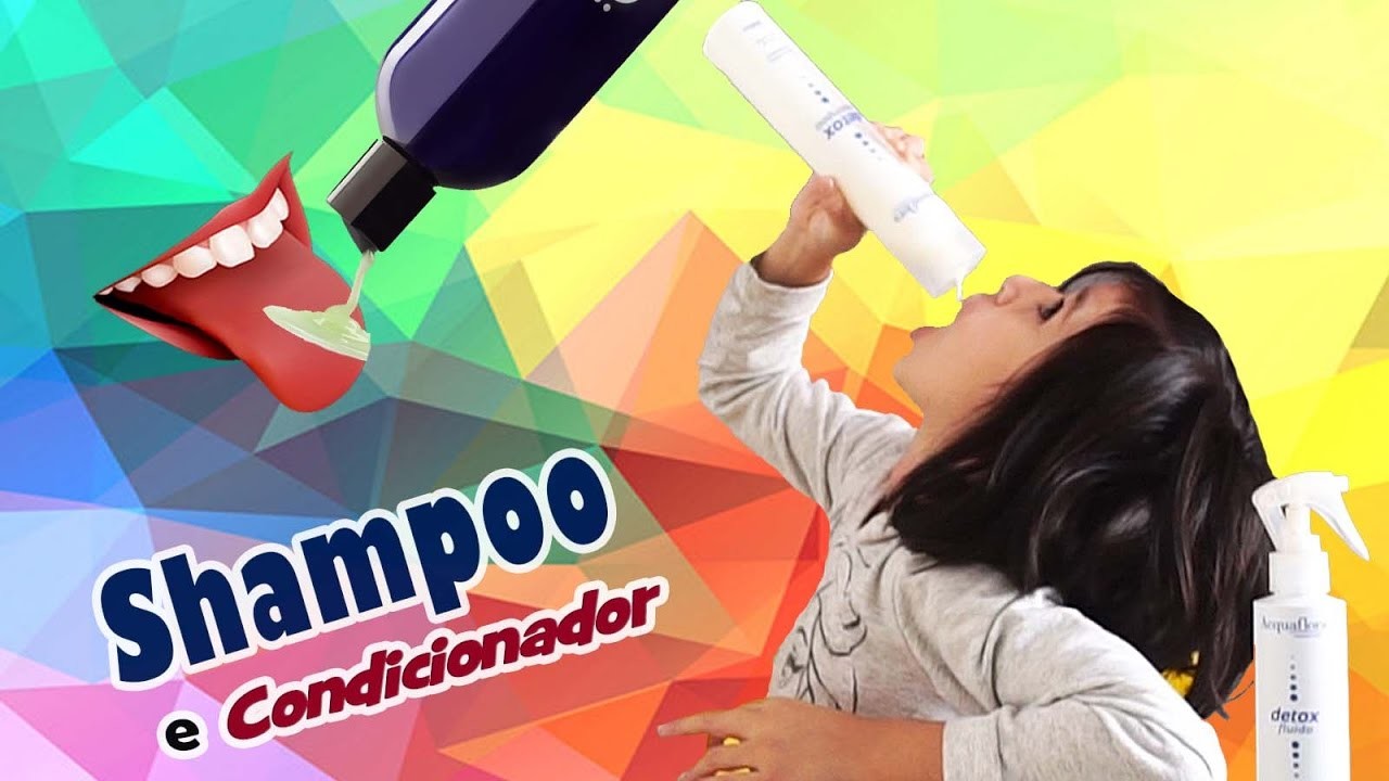 Shampoo e Condicionador Comestivel  (DIY, Como Fazer) com Sarinha