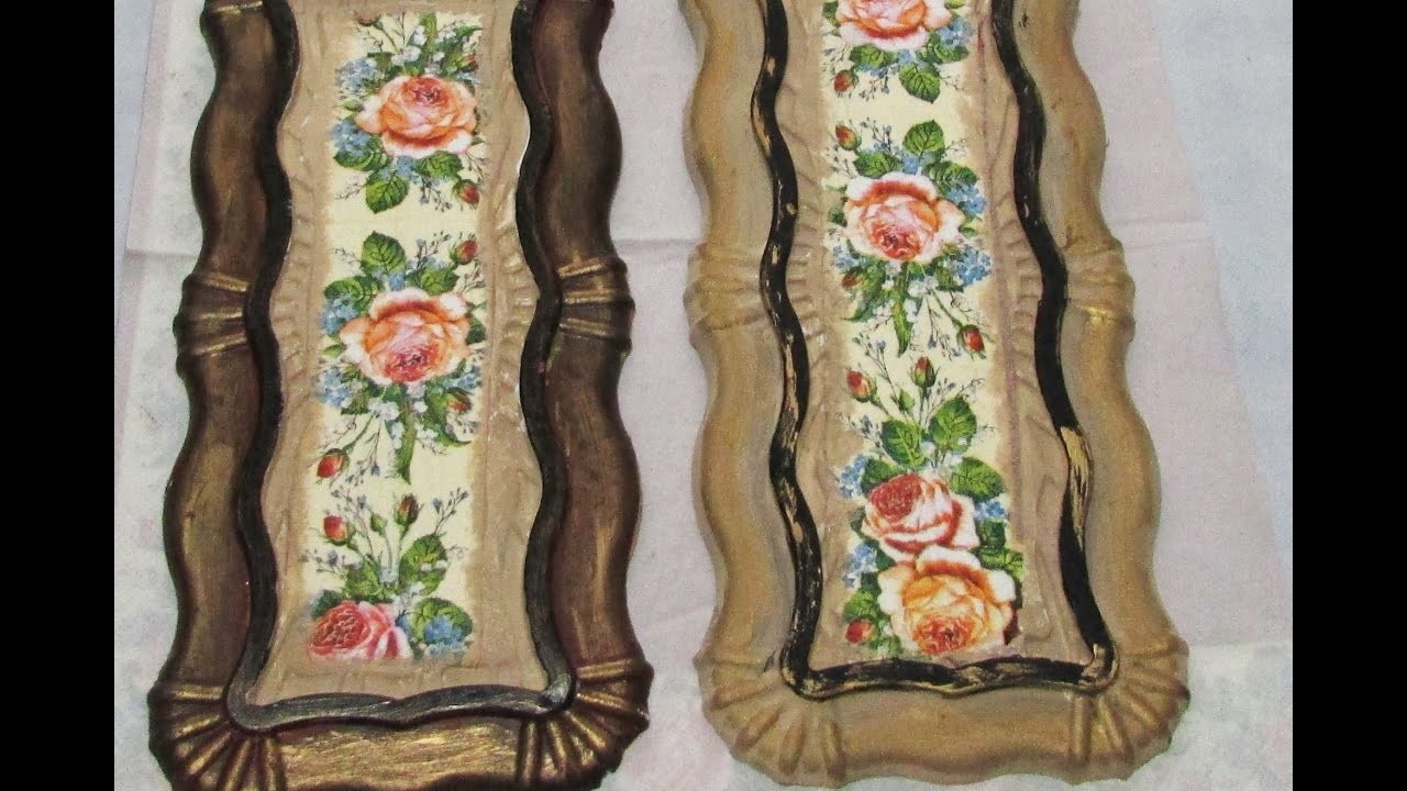 Artesanato Como fazer moldura para quadros de forma facil
