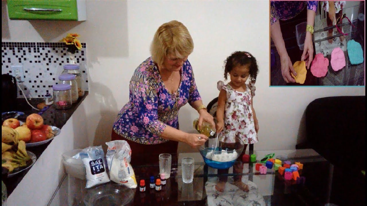 Fazendo MASSINHA PLAY-DOH com minha Neta Sophia ???? MARILENE SARAH FIALHO