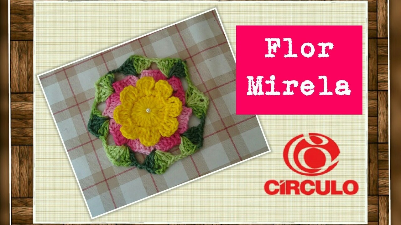 Versão​ canhotos:  Flor Mirela em crochê # Elisa Crochê