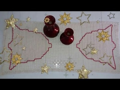 Caminho de mesa natalino