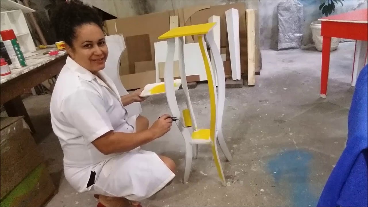 Como trocar a cor da peça pintada de branco