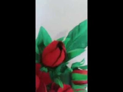 DIY - Amostra da flor de eva bico de papagaio com o frisador estrela show
