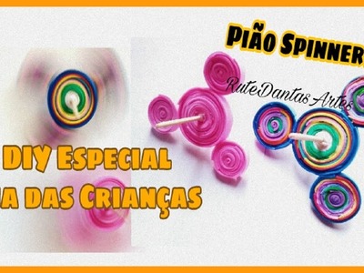 DIY DIA DAS CRIANÇAS : PIÃO SPINNER!