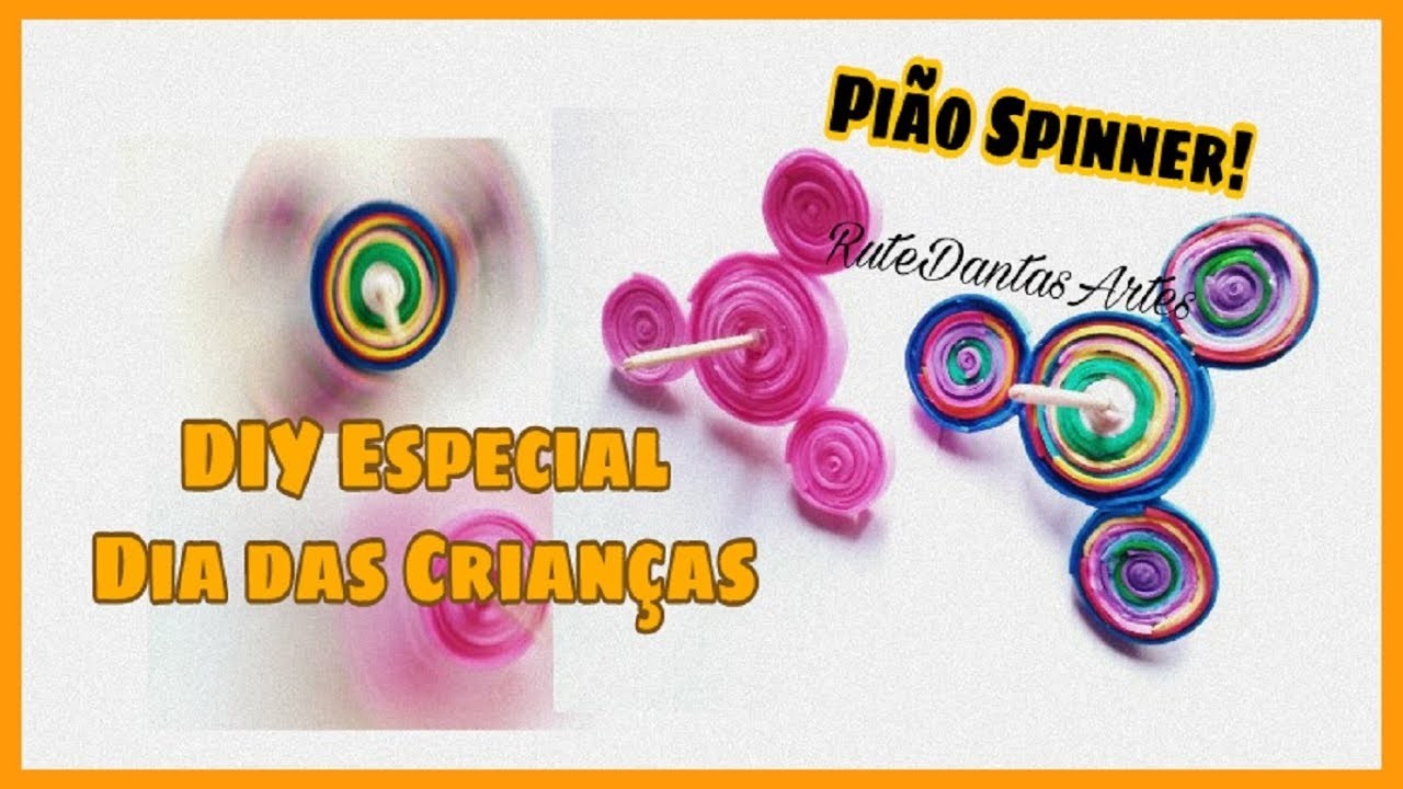 DIY DIA DAS CRIANÇAS : PIÃO SPINNER!