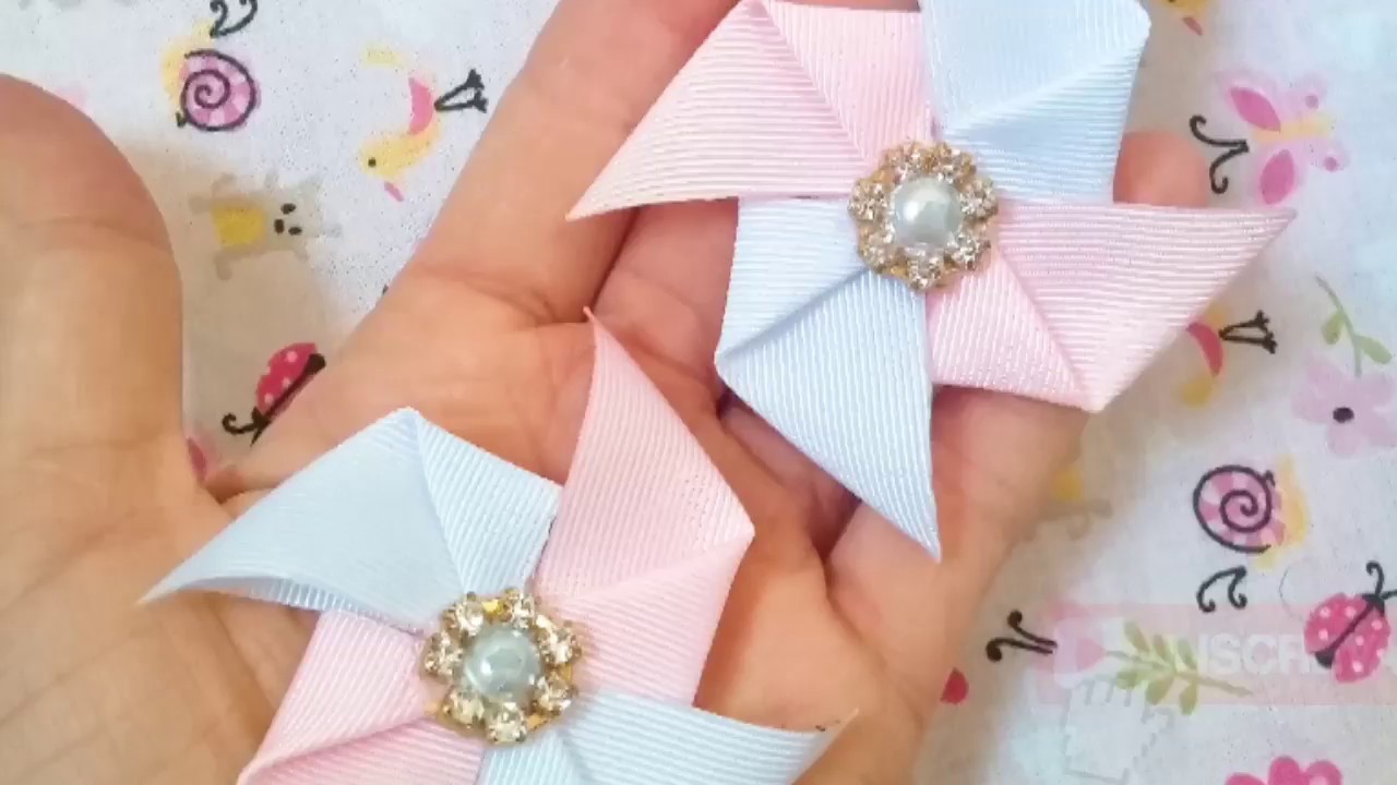 Laço Catavento  Com fita n°9 |Suh Bessone Aula n°23