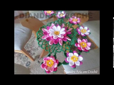 Meu vídeo editadhoje trago para vocês um trilho de mesa com a Flor de Lótuso