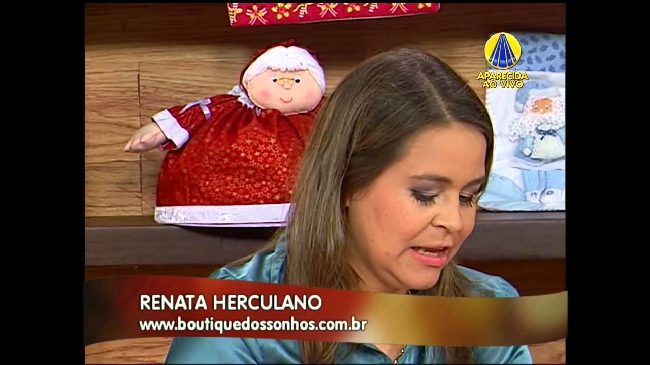 Porta Papel Higiênico de Papai Noel - por Renata Herculano