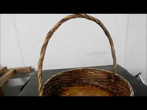 Como fazer uma linda cesta com canudos de jornal- Zé paulo- 35