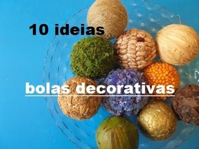 10 ideias de fazer bolas de esferovite decoradas