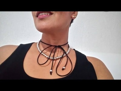 Faça sua Choker por 7 reais ????