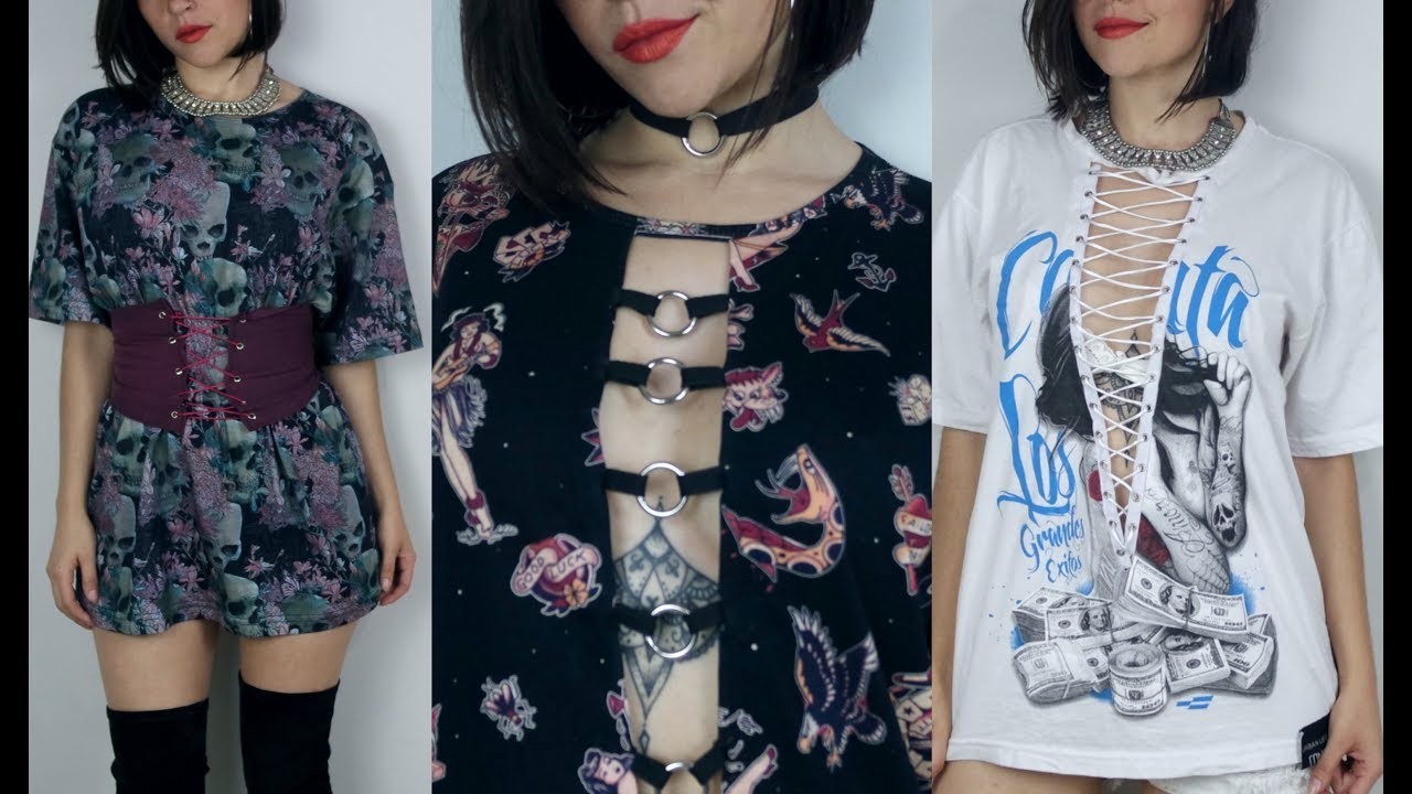 Idéias para customizar camisetas + Corset Belt