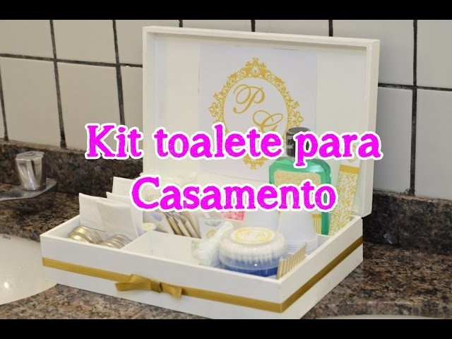KIT TOALETE   COISAS DE CASAMENTO
