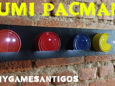 PACMAN LAMP - #DIYGamesAntigos
