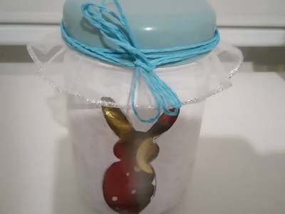 RECICLANDO POTES EM CONSERVA PARA PÁSCOA