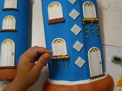 Telhas - flores janela telha