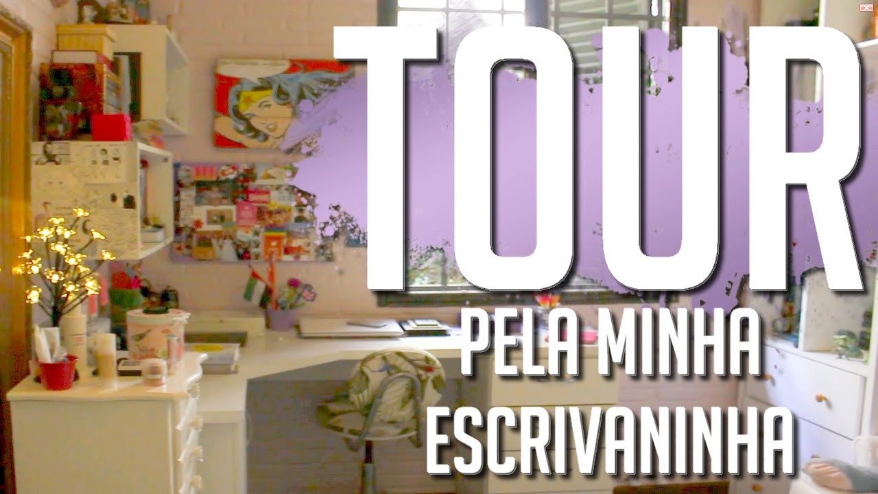 TOUR PELA MINHA ESCRIVANINHA | CHICLETE VIOLETA