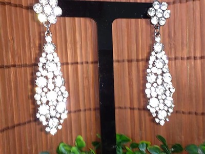 Brinco de Festa Cascata Cristal
