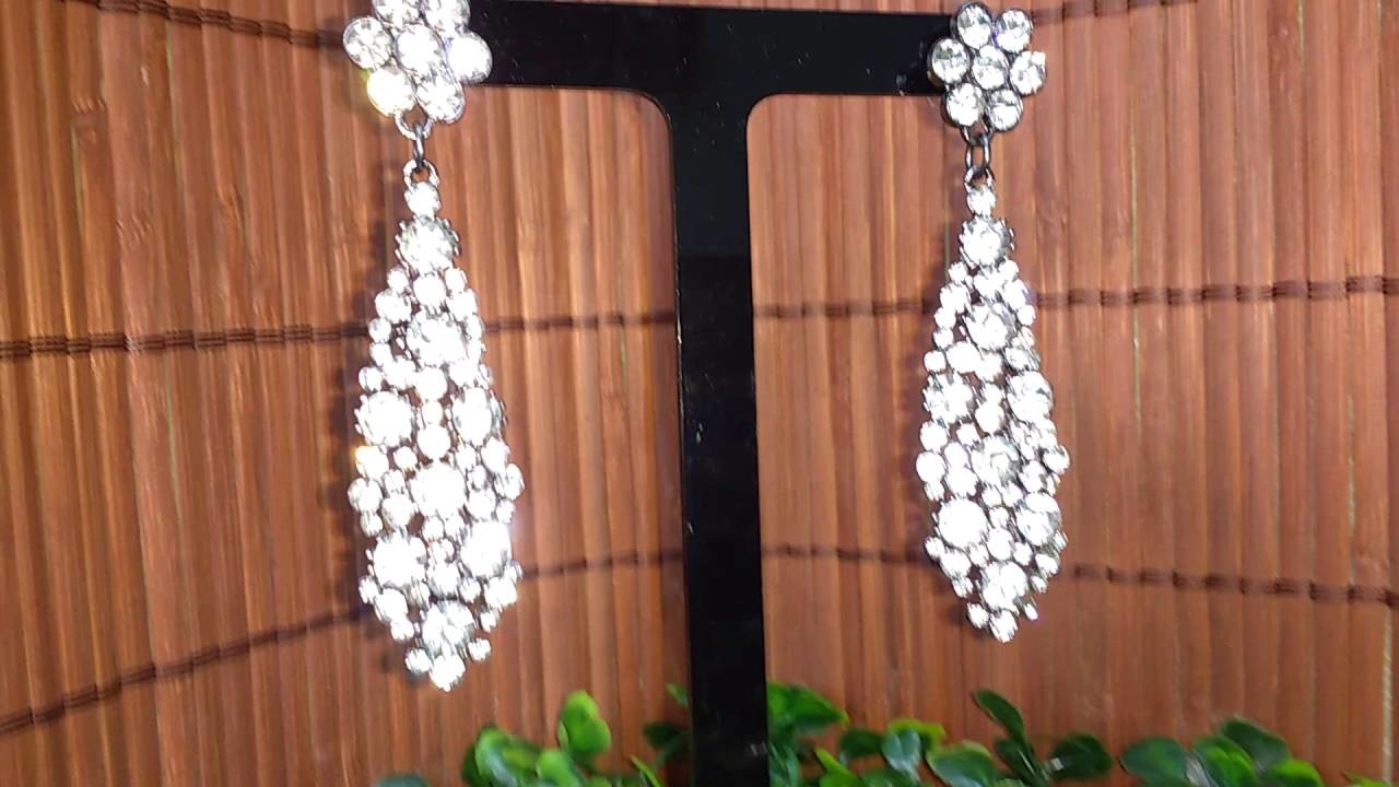 Brinco de Festa Cascata Cristal