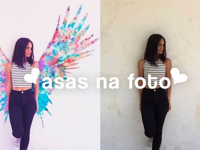 EDITANDO FOTOS • colocando asas na foto