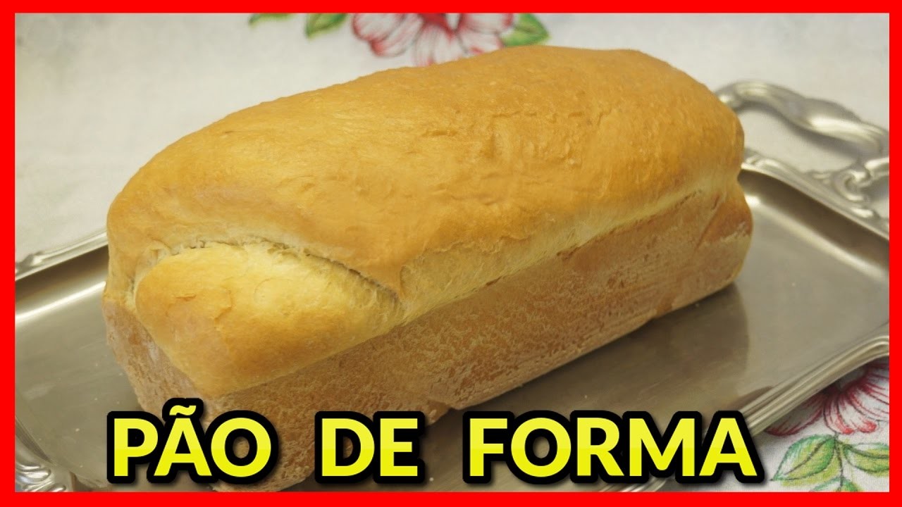 A melhor receita que já ví de pão de forma caseiro.