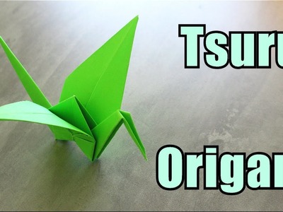 Como fazer um Tsuru (crane) - Origami