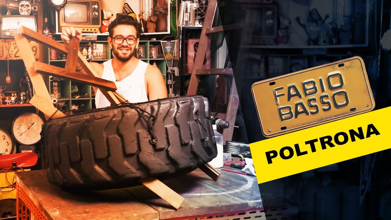 Como fazer uma poltrona de pneu?