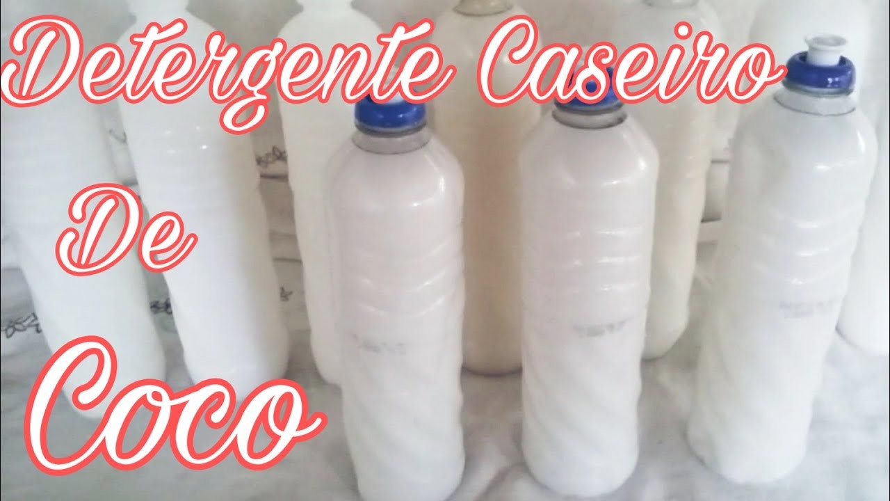 Detergente Caseiro de Coco 8  litros e 1.2 - Sai  Menos de R$ 1,00 o  litro