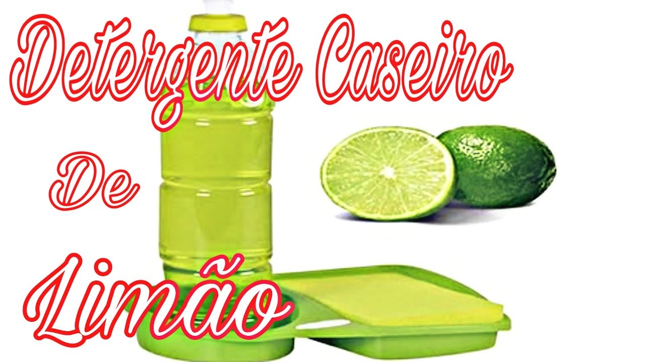 Detergente Caseiro de Limão -Muito econômico $