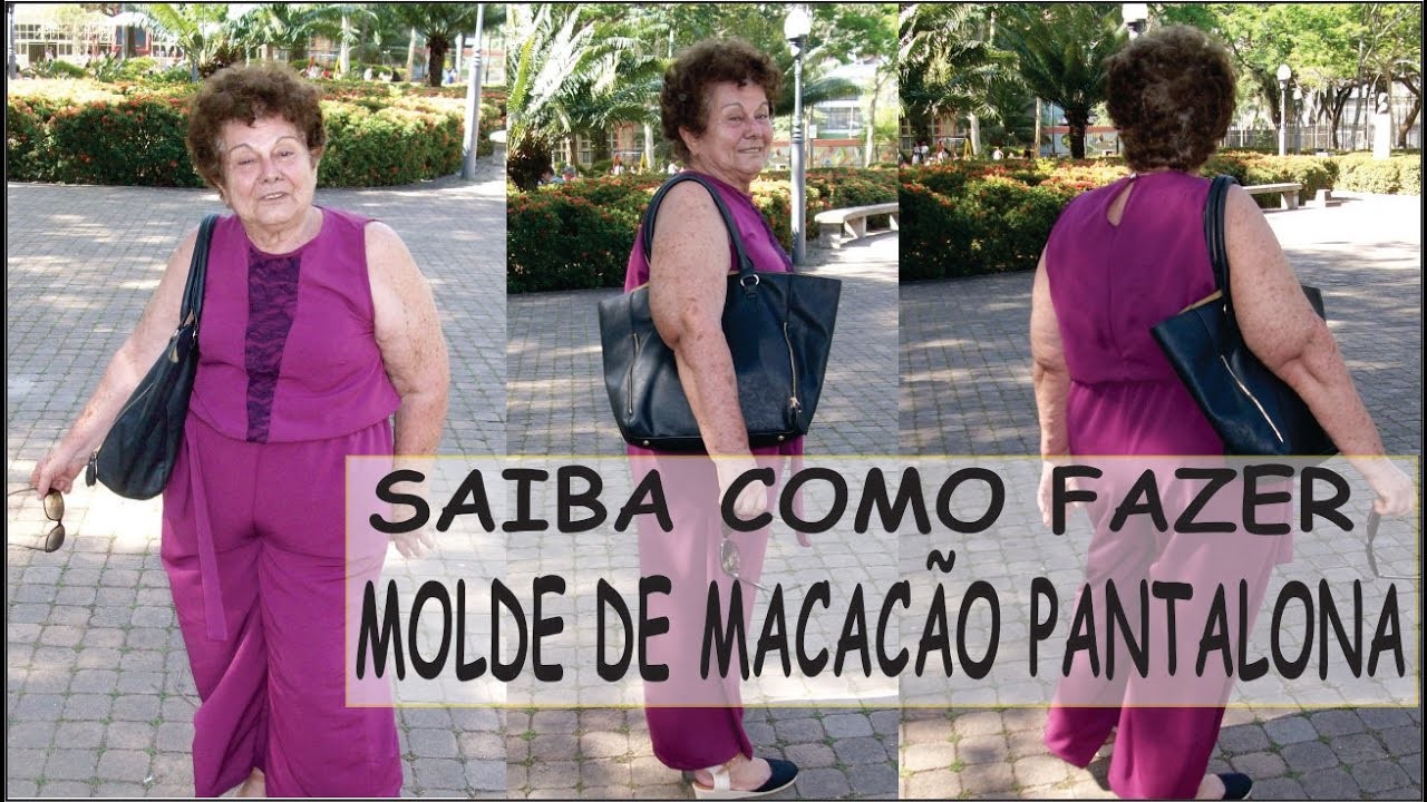 MACACÃO PANTALONA - MODELAGEM COM CÉLIA ÁVILA