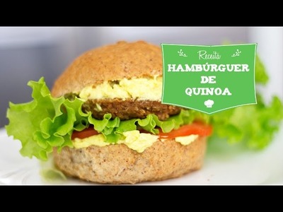 Receita de Hambúrguer Vegetariano de Quinoa