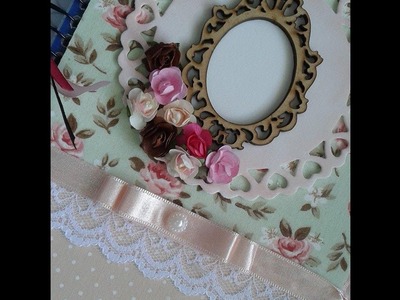 CADERNO DECORADO FLORAL