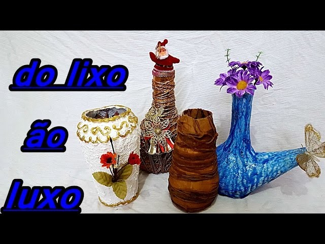 FAÇA VOCÊ MESMO SUAS GARRAFAS PARA DECORAR, DINHEIRO EXTRA VENDENDO CRIATIVIDADE