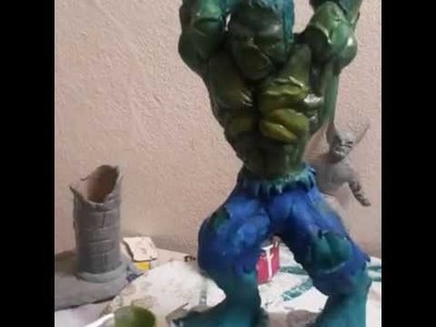 Hulk  durepox, slide , passo a passo  action figure 1 (the Avengers)