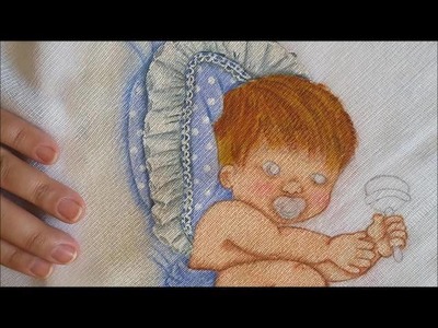 Pintando cabelo do bebê - DIY  Painting Baby Hair