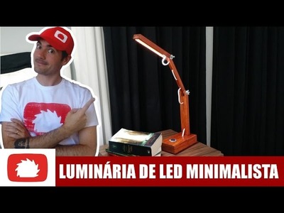 Como fazer luminária de led minimalista | Na oficina S02E35