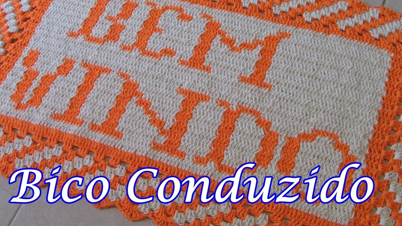 Bico Conduzido Tapete Bem Vindo